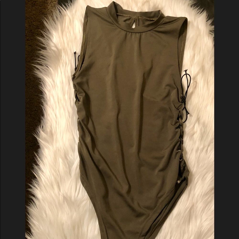 Camo Green Body Suit 🖤